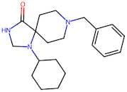 8-Benzyl-1-cyclohexyl-1,3,8-triazaspiro[4.5]decan-4-one