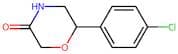 6-(4-Chlorophenyl)morpholin-3-one