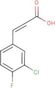3-Chloro-4-fluorocinnamic acid