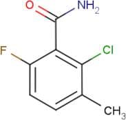 2-Chloro-6-fluoro-3-methylbenzamide