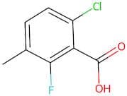 6-Chloro-2-fluoro-3-methylbenzoic acid