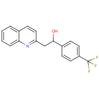 2-Quinolin-2-yl-1-[4-(trifluoromethyl)phenylethanol