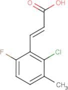 2-Chloro-6-fluoro-3-methylcinnamic acid