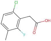 6-Chloro-2-fluoro-3-methylphenylacetic acid