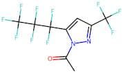 1-Acetyl-5-(heptafluoropropyl)-3-(trifluoromethyl)-1H-pyrazole