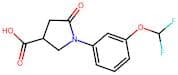 1-[3-(Difluoromethoxy)phenyl]-5-oxopyrrolidine-3-carboxylic acid