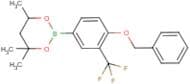 4-(Benzyloxy)-3-(trifluoromethyl)benzeneboronic acid, hexylene glycol ester