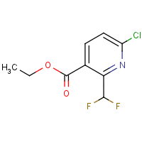 Ethyl 6-chloro-2-(difluoromethyl)nicotinate