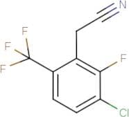 3-Chloro-2-fluoro-6-(trifluoromethyl)phenylacetonitrile