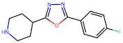 4-[5-(4-Fluorophenyl)-1,3,4-oxadiazol-2-yl]piperidine