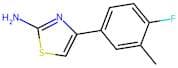 4-(4-Fluoro-3-methylphenyl)-1,3-thiazol-2-amine