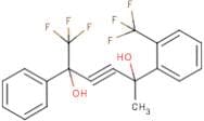 2-[2-(Trifluoromethyl)phenyl]-5-phenyl-6,6,6-trifluorohex-3-yne-2,5-diol