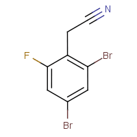 2,4-Dibromo-6-fluorophenylacetonitrile