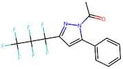 1-Acetyl-3-(heptafluoropropyl)-5-phenyl-1H-pyrazole