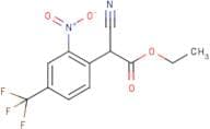 Ethyl cyano-[2-nitro-4-(trifluoromethyl)phenyl]acetate