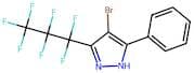 4-Bromo-3-(heptafluoroprop-1-yl)-5-(phenyl)pyrazole
