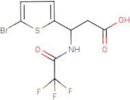 3-(5-Bromothien-2-yl)-3-[(trifluoroacetyl)amino]propionic acid