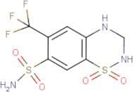 3,4-Dihydro-6-(trifluoromethyl)-2H-1,2,4-benzothiadiazine-7-sulphonamide 1,1-dioxide