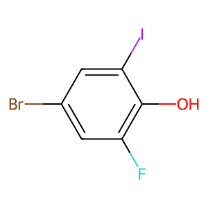 4-Bromo-2-fluoro-6-iodophenol