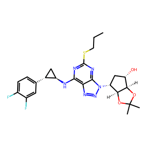 (3aR,4S,6R,6aS)-6-[7-[[(1R,2S)-2-(3,4-Difluorophenyl)cyclopropyl]amino]-5-(propylthio)-3H-1,2,3-tr…