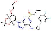 2-(((3aR,4S,6R,6aS)-6-(7-(((1R,2S)-2-(3,4-difluorophenyl)cyclopropyl)amino)-5-(propylsulfinyl)-3H-…