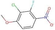 2-Chloro-3-fluoro-1-methoxy-4-nitrobenzene