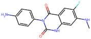 3-(4-Aminophenyl)-6-fluoro-7-(methylamino)quinazoline-2,4(1H,3H)-dione