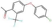 1-(4-(4-Chlorophenoxy)-2-(trifluoromethyl)phenyl)ethan-1-one