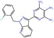 2-[1-(2-Fluorobenzyl)-1H-pyrazolo[3,4-b]pyridin-3-yl]pyrimidine-4,5,6-triamine
