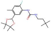 1-(3,3-Dimethylbutyl)-3-(2-fluoro-4-methyl-5-(4,4,5,5-tetramethyl-1,3,2-dioxaborolan-2-yl)phenyl)u…