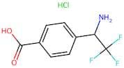 4-(1-Amino-2,2,2-trifluoro-ethyl)-benzoic acid hydrochloride