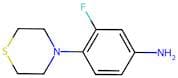 3-Fluoro-4-thiomorpholin-4-ylaniline