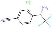 (S)-4-(1-Amino-2,2,2-trifluoroethyl)benzonitrile hydrochloride