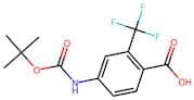 4-[(tert-Butoxycarbonyl)amino]-2-(trifluoromethyl)benzoic acid