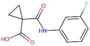 1-((3-Fluorophenyl)carbamoyl)cyclopropanecarboxylic acid  (Cabozantinib Impurity)