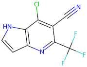 7-Chloro-5-(trifluoromethyl)-1H-pyrrolo[3,2-b]pyridine-6-carbonitrile
