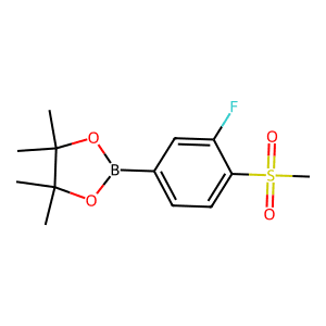 2-(3-Fluoro-4-(methylsulfonyl)phenyl)-4,4,5,5-tetramethyl-1,3,2-dioxaborolane