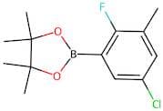 2-(5-Chloro-2-fluoro-3-methylphenyl)-4,4,5,5-tetramethyl-1,3,2-dioxaborolane