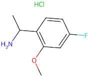 1-(4-Fluoro-2-methoxyphenyl)ethan-1-amine hcl