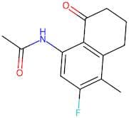N-(3-Fluoro-4-methyl-8-oxo-5,6,7,8-tetrahydronaphthalen-1-yl)acetamide
