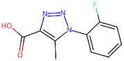 1-(2-Fluorophenyl)-5-methyl-1H-1,2,3-triazole-4-carboxylic acid