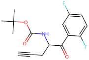 tert-Butyl [1-(2,5-difluorophenyl)-1-oxo-4-pentyn-2-yl]carbamate