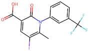 5-Iodo-6-methyl-2-oxo-1-(3-(trifluoromethyl)phenyl)-1,2-dihydropyridine-3-carboxylic acid