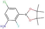 5-Chloro-2-fluoro-3-(4,4,5,5-tetramethyl-1,3,2-dioxaborolan-2-yl)aniline