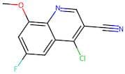 4-Chloro-6-fluoro-8-methoxyquinoline-3-carbonitrile
