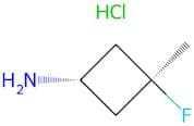 trans-3-fluoro-3-methylcyclobutan-1-amine hydrochloride