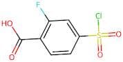 4-(Chlorosulfonyl)-2-fluorobenzoic acid