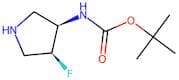 tert-Butyl ((3R,4S)-4-fluoropyrrolidin-3-yl)carbamate