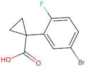 1-(5-Bromo-2-fluorophenyl)cyclopropane-1-carboxylic acid