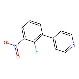4-(2-fluoro-3-nitrophenyl)pyridine